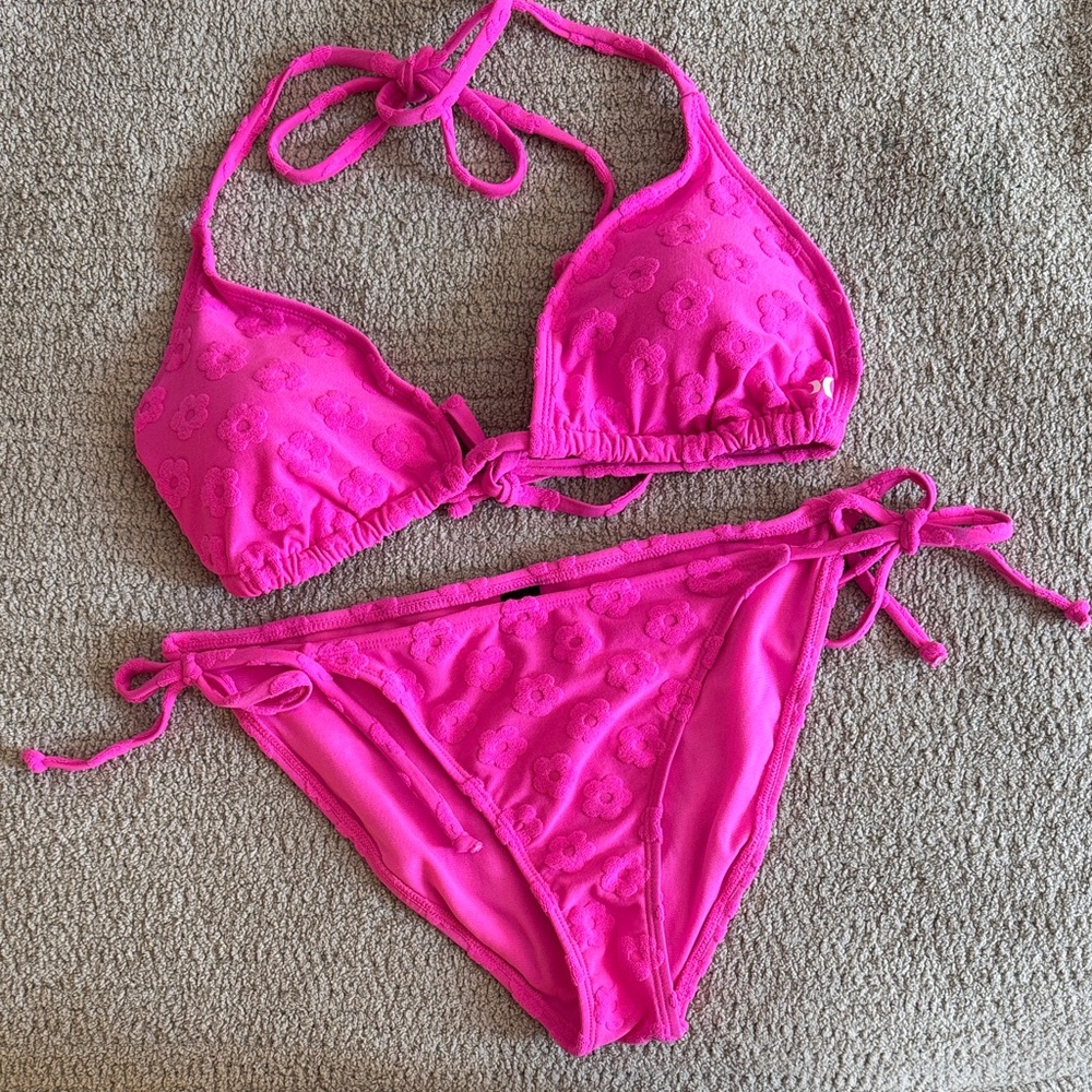 NWT Hot Pink Hurley Bikini